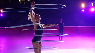 Violetta Afanasieva hoops to "Last Dance" by Donna Summer - Ghiaccio Spettacolo 2024 in Courmayeur