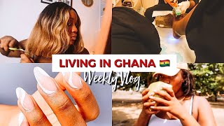 WEEKLY VLOG - Going back to Accra, Pedicure and Manicure, Adulting Tips, Living in Ghana|GHANA VLOG