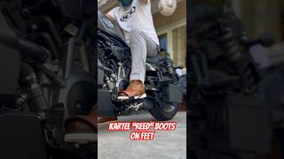 KARTEL “REED” #boots #motorcycle #motovlog #shoes #harleydavidson #nightster #elchinolavida #bike