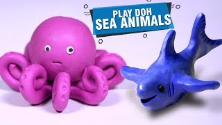 Top 5 Play Doh Craft Ideas | Making Of Play Doh Sea Animals | DIY Animal Crafts | Easy DIY