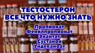 ТЕСТОСТЕРОН (ПРОПИОНАТ, ЭНАНТАТ, СУСТАНОН) - ВСЕ ЧТО НУЖНО ЗНАТЬ