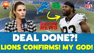 MY GOD! DO WE HAVE GOOD NEWS?! LIONS SET TO SIGN?! ATTRACTIVE TRADE OPTION! DETROIT LIONS NEWS NFL