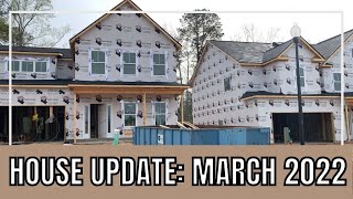 HOME UPDATE: MARCH BUILDING UPDATE | NEW CONSTRUCTION BUILD| JESS LIVING LIFE