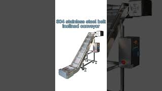 304 stainless steel belt inclined conveyor--Focus Machinery