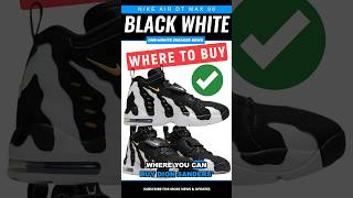 WHERE TO BUY THE NIKE AIR DT MAX 96 BLACK WHITE 2024 DEION SANDERS (ONLINE RAFFLES) #nike #shorts