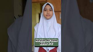 Najma Zahira❗️Hafalan Ad-Duha Kelas 6-C #materipai #adduha #kelas6 #kurmer