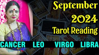 Dr Jayanti Mohapatra || Monthly Tarot Reading || September 2024 || Cancer, Leo, Virgo & Libra