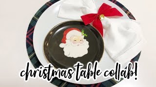 CUTE + MODERN CHRISTMAS TABLESCAPE! COLLAB WITH CASA MAGNOLIA!