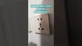 SAKLAR DAN STOP KONTAK MINIMALIS, YOITUBE,sobat teknik