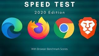 Edge Vs Chrome Vs Firefox Vs Brave Speed Test | 2020 Edition