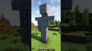 Rate This Realistic Minecraft Statue 1-10 🤔🤯 #Shorts