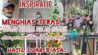 INSPIRATIF.. MENGHIAS TERAS RUMAH DENGAN ANGGREK DAN PERAWATAN SEKEDARNYA.. NAMUN HASIL LUAR BIASA..