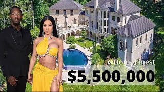 A Look Insides Cardi B & Offset 5.5mil Sandy Springs Georgia Mansion