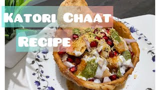 Katori Chaat Recipe in easy way by cooking with Manjeet | chaat recipe #chaatrecipe #katorichaat