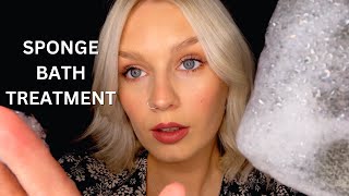 ASMR Sponge Bubble Bath Facial Treatment Spa Roleplay | Soapy Water Sounds For Relaxation