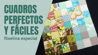 Cómo coser fácilmente cuadros perfectos gracias a la fliselina adhesiva Quilter's Grid