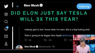 Tesla bigger than Apple in a few months? BIGGEST COMPANY EVER!??