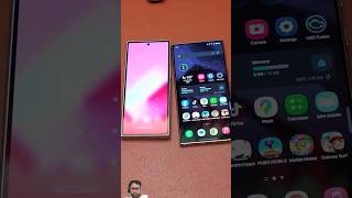 Samsung galaxy Z fold 6 vs Samsung galaxy s24 ultra boot test 🥰#galaxyzfold6 #gadgets  #smartphone