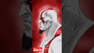 Drawing Kratos X The Rumbling | God Of War #games #spartans #ibispaintx