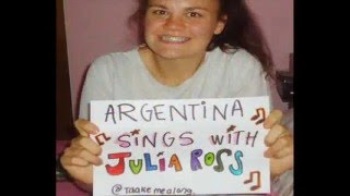 Argentina support Julia Ross!