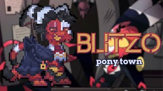 🌡) Blitzo  Helluva Boss : [ pony town skin ]