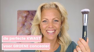 Hoe gebruik ik de Groene concealer kwast?💚 || Creative Cosmetics