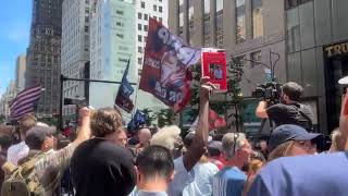 Massive Crowd Gathered Around Trump Tower In NYC To Show Support For Trump