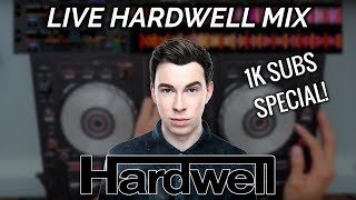 Live Hardwell Mix | Pioneer DDJ-SB2 | 1K Special |