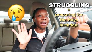 Struggling & Prepping for the Boys Birthday!!! | Ron&Lou Vlogs