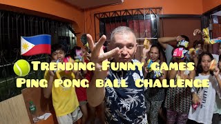 Trending funny games Ping pong ball challenge #trending #funny #games #pingpong #ball #challenge