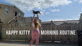 Happy Morning Routine With My Cat