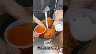 momos grub tub। indianstreetfood #momos #shorts #street food