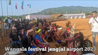 Wangala festival 100 drums jengjal airport 2023/