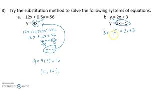 Practice with Substitution Method