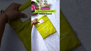 meesho rakhshabadhan special kurta set Unboxing #meesho #shorts #unboxing #meeshoshopping #youtube