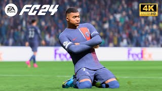 EA FC 24 | PSG vs Newcastle United | UEFA Champions League 23/24 Full Match | PS5™ [4K60]