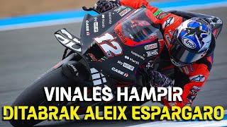 Vinales hampir ditabrak Aleix Espargaro