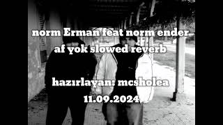 norm Erman feat norm ender af yok slowed reverb mcsholea