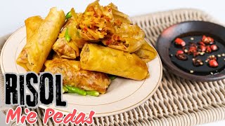 Resep Risol Isi Mie Pedas Renyah Enak Gurih Kulitnya Kering