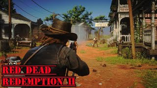 Krótki spacer po ładnym miasteczku - Red Dead Redemption 2 - gameplay | PS5