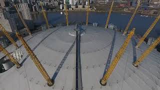 The 02 from above#drone #London