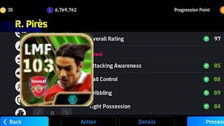 How to train 777 pack R.Pires to 103 rating | Training guide | efootball 2024