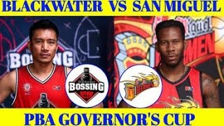 PBA LIVE : BLACKWATER vs SAN MIGUEL I LIVE SCORES & PLAYERS STATISTICS.