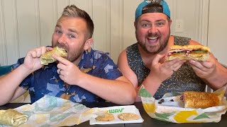 Subway Mukbang WE CAN'T STOP LAUGHING!