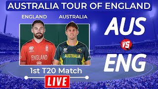 LIVE 🔴 Australia vs England | 1st T20 | AUS vs ENG Live Score | Australia T20 Live Match