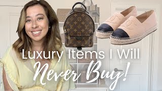 5 Luxury Items I Would Never Buy | CHANEL BAG AND SHOES YOU DID NOT EXPECT!