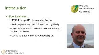 Meeting the Challenges Facing Environmental Auditors