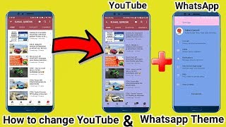 How to change YouTube & whatsApp Theme in All Mi Mobiles | MIUI Themes