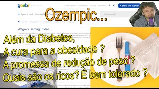 Cura para Obesidade??? Ozempic, WeGovy, Semaglutide, Mounjaro, Saxenda, Victoza ,Tirzepatida