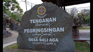 Suasana Desa Tenganan Pegringsingan Bali di Awal Tahun 2021